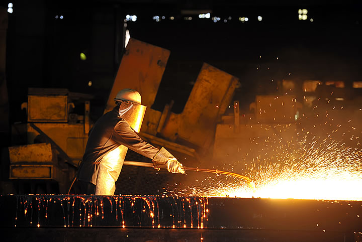 Smelting plant