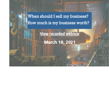 Join our webinar hosted by our managing director,
Mark Towery, on the Geo Strategy ‘Process’ for mid-market M&A.